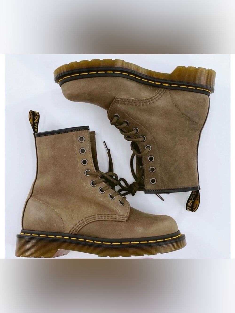 Dr. Martens 1460 Leather 8 Eye Ankle Boots - Size 5.5
